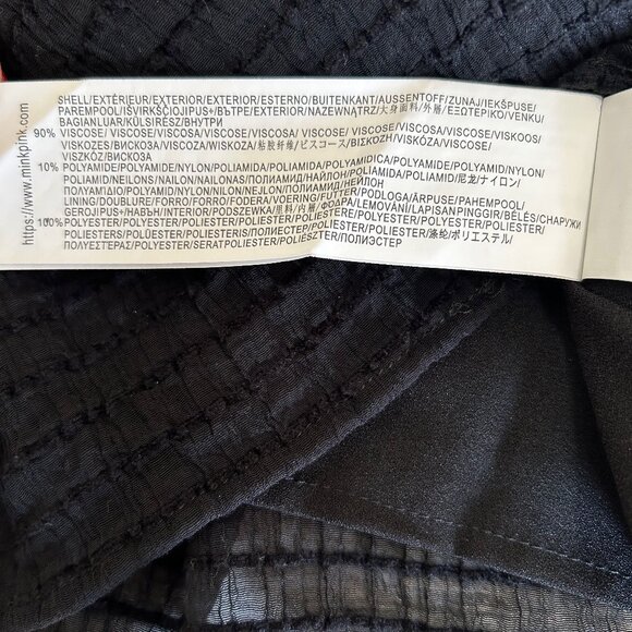 EUC MINKPINK Lylah Long Sleeve Dress in Black, Relaxed Fit, Size Large - Picture 11 of 16